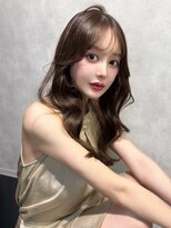 シティ(CITY)&nbsp;韓国ヘア　レイヤーカット　顔まわりカット　ブラウン