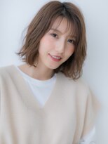 カバーヘア ブリス 大宮西口(COVER HAIR bliss)&nbsp;ウォームベージュアッシュ大人ガーリー抜け感ボブW大宮30代40代