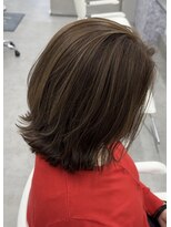 アッシュ 洋光台店(Ash)&nbsp;【白髪ぼかしハイライト】ミルクティーベージュ