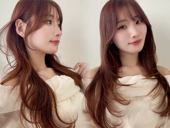 ミレバイジェニー (mirae by geny)の写真/憧れの韓国人風後れ毛が叶う!全国トップクラスに韓国ヘアが上手なスタイリスト監修の顔周りカットが高評価