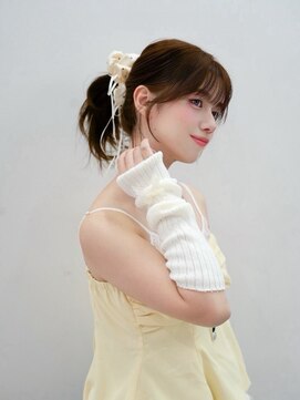 ミラ 新宿(MILA) グレージュカラー/韓国風巻き/レイヤーカット/髪質改善/縮毛