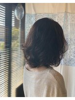 美容室 ルアル 市原市八幡宿店(Luar)&nbsp;ふんわりパーマ×ラベンダーブラウン