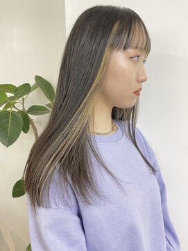 サンク 原宿 表参道(cinq) ダブルカラー/ケアブリーチ/インナーカラー/ハイライト[原宿]