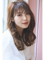 フィガロ アヴェダ(FIGARO AVEDA)&nbsp;イルミナカラー_ルーズ_セミウェットウェーブ