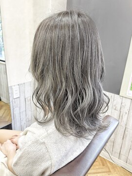 ビー オン ディー ヘア 池袋(BonD hair) #グレージュ【池袋/髪質改善/ハイライト】