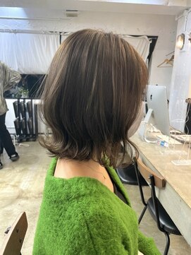 アンセム(anthe M) 髪質改善トリートメント韓国ミルクティーベージュカラーブリーチ