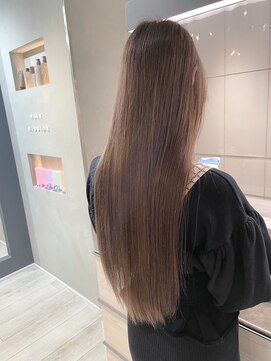ヘアー ミッション 心斎橋店(hair Mission) やわらかラベンダーベージュ