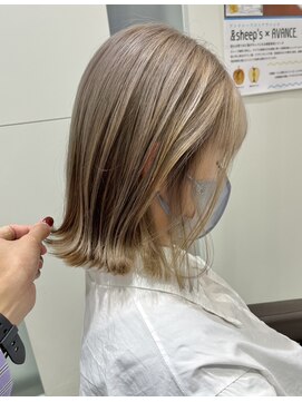 アヴァンス ジェイアール和歌山店(AVANCE.) ミルクティーベージュで透明感カラー×韓国風