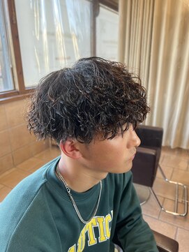 グラスバイネオリーブ 大倉山駅前店(grace by neolive) ツイストスパイラルパーマ/波巻き/スパイラル/メンズパーマ