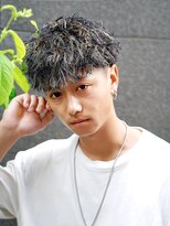 クオル 立川(QOL)&nbsp;ハイライトパーマ/メンズカット/波巻きパーマ/メンズハイライト