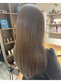 【髪質改善METEOカラー】愛されシフォンベージュ