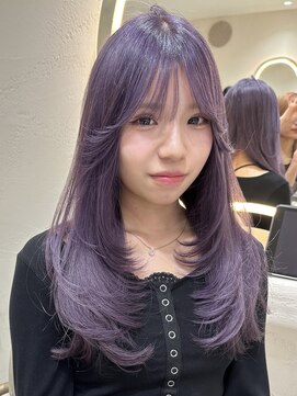 サイン 渋谷(SIGN) ザクザクレイヤーカット巻き方簡単ロング韓国アイドル表参道渋谷