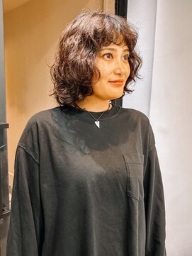 ヴヴ(Bub) nuance perm/ニュアンスパーマ　ボブ　ベージュ