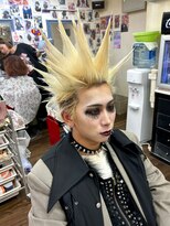 ヘアセットアップス(UP's)&nbsp;ツンツンに髪を立てた『パンクボーイ』(*´▽｀*)※追加料金あり