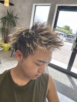 スキル 石岡(SKILL)&nbsp;ニュアンスカラー/ハイライト/刈り上げショート/デコ出し