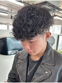 横浜波巻きパーマシャドウパーマツイストスパイラルパーマ30代