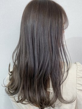 ヘアアンドビューティ ガーデン ベルモール店(HAIR AND BEAUTY GARDEN) ミルクティーベージュピンクベージュカラー顔周りレイヤー韓国