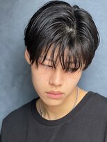 エルマーク 神戸三宮(L-MARK) シースルーマッシュナチュラルマッシュメンズ韓国ツーブロック