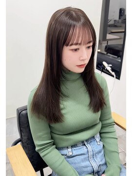 ガーランドウメダ(Garland umeda) レイヤーカット＿オリーブベージュ＿担当　垣内＿8831