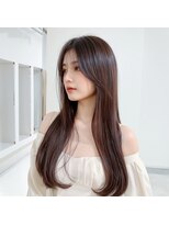 バグズ ヘアデザイン 桔梗が丘店(Baguz HAIR DESIGN) 艶めくレイヤーストレートロング