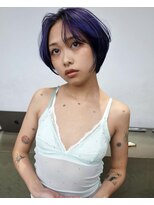 レコ 渋谷(LECO)&nbsp;ネオンパープルショート