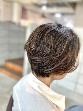 ルーファス 恵比寿 渋谷(Ruufus) 大人カジュアル地毛ハイライト　　2508