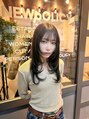 ニューポリシー(NEWpOLICY)&nbsp;顔まわりレイヤー/黒髪透明感カラー/ブルーブラックカラー