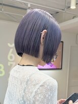 ラック 表参道(LUCK)&nbsp;パープルカラー/ケアブリーチ/ブリーチ/表参道/原宿