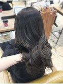 《Hana》シアーグレージュ/ブリーチなし/黒髪艶カラー/韓国/大宮