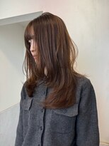 タブー(TABOO)&nbsp;あき/ざくっとレイヤー×ブリーチなしベージュブラウン