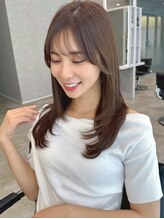 リノエ 藤が丘(Linoe)&nbsp;ゆるふわロングベージュカラーブリーチしない透明感カラー