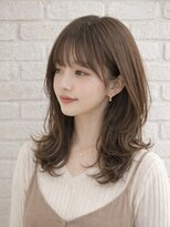 ルシード スタイル リコット(Lucido Style Ricotto)&nbsp;可愛いカジュアルボブ肩上ウェーブ巻き甘め愛され韓国風くびれ