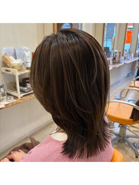 フラット(flat) ウルフカット