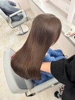 ミル 心斎橋(MIL) 髪質改善ストレート/ミルクティーグレージュ/美髪【心斎橋】