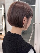 ニコ トウキョウ(nico TOKYO)&nbsp;20代30代ショートボブ前髪ありボブミニボブ顔周りレイヤーカット