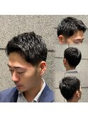 銀座 理容室 ビジネスショート