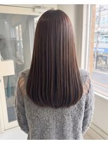 零秒女髪 千里丘店&nbsp;上品な透明感と艶の髪質改善ロングスタイル艶髪美髪艶カラー艶感