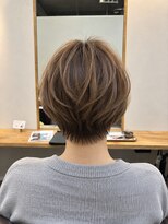 アンド 夙川(AND) 西宮/夙川/ナチュラルショート/大人ショートボブ/ベージュ☆