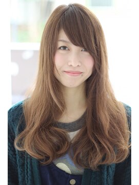 アルターリアン(aL ter LieN) ワンカールパーマ☆アッシュベージュカラー ロング