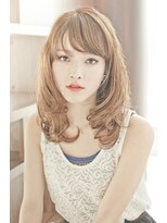 ディフィーノ 青山(DIFINO)&nbsp;外国人風☆セミウェット☆ほつれウェーブ☆ヌーディーカラー