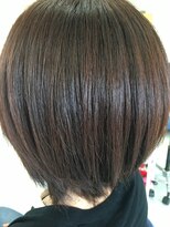 プラウド 硬い髪質も柔らかく☆サラサラボブ