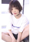 【Blanc】ショートボブ×グレージュ×グラデーション