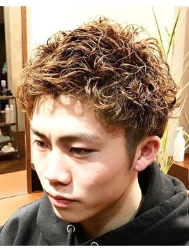 ネオヘアー Neo.Hair パーマスタイルツーブロウェットヘアー