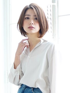 アビエクレール 河内花園(abije claire) シンプルフォルムのボブvol.3