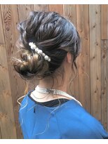 アイミー 泉岳寺(i+me)&nbsp;【i+me】☆ゆるおだんごアレンジ☆（泉岳寺美容室/i+me泉岳寺)