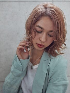 ヘアサロン ドットプラス 町田店(dot. plus) ナチュラルブラウン×外はね［町田］