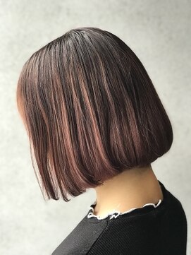 ヘアサロンエム 大宮東口(HAIR SALON M) 外ハネボブ/アッシュブラウン/ネオウルフ/デザインカラー