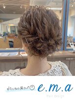 エマヘアデザイン(e.m.a Hair design) ギブソンタック風アップ