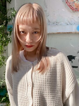 ルーク 立川(LUK) Lien☆ハイトーンシアーピンクベージュ×髪質改善トリートメント