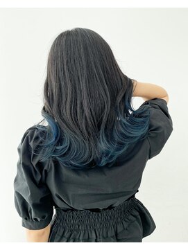 アライブ キチジョウジ(ALIVE Kichijoji) 【ALIVE吉祥寺】グラデーションカラー＊ブルーブラック